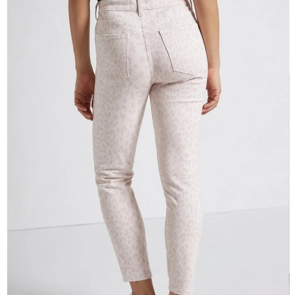 Current/Elliott leopard rose Stiletto Jean - Picture 3 of 6